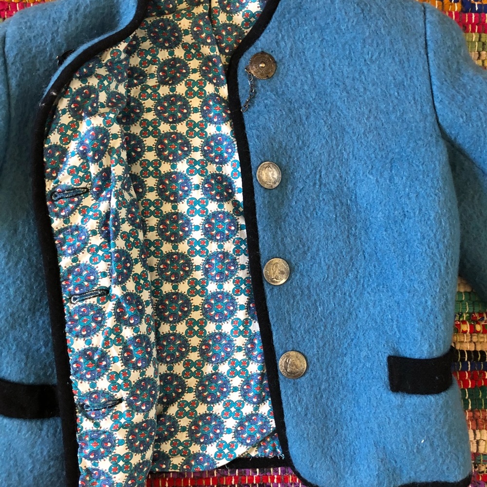Blue thick Coat/Blazer - Picture 2 of 4